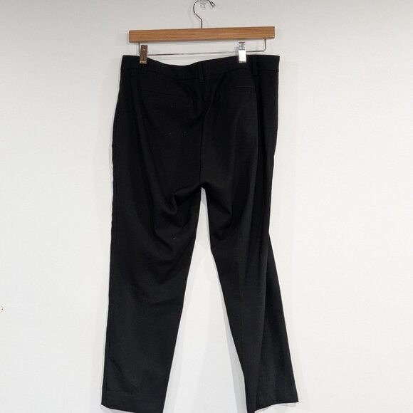 *3/$10* Banana Republic Factory Martin Fit Trouser Pants Black Size 8 Petite - Picture 3 of 4